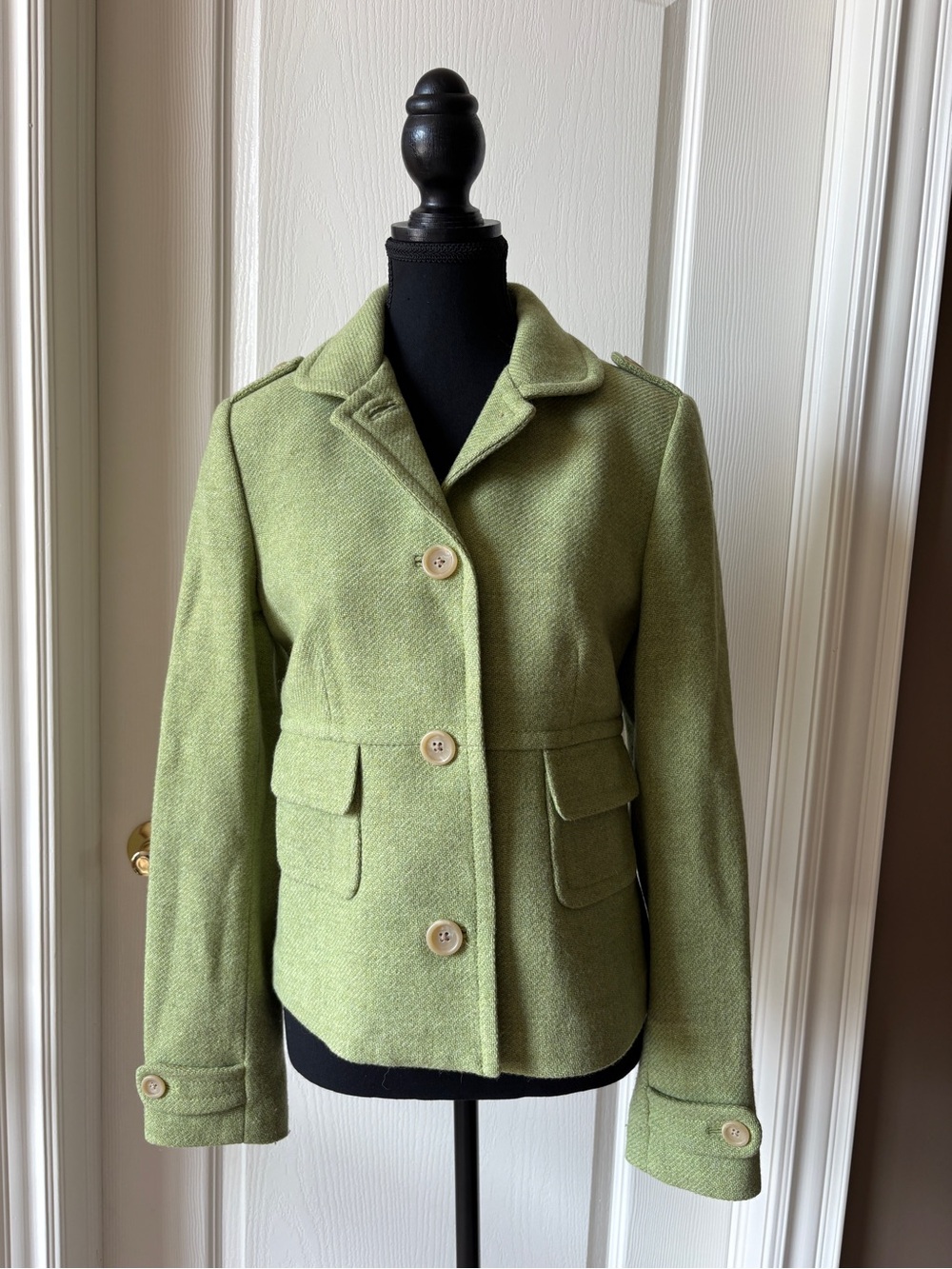 Banana Republic Wool Blend Jacket, Green